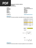 EXAMEN DE ESTADÍSTICA - Desarrollado