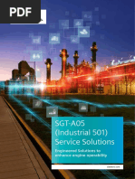 SGT-A05 (Industrial 501) Service Solutions: Engineered Solutions To Enhance Engine Operability