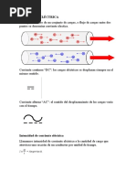 Corriente Eléctrica