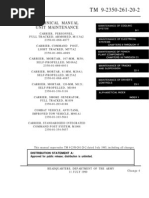 Department of The Army Technical Manual TM 9 2350 261 20 2 Unit Maintenance Armored Personnel Carrier Series 11 July 1990