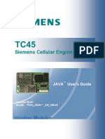 Siemens Cellular Engine: Java User's Guide