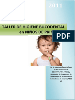 TALLER DE HIGIENE BUCODENTAL en NIÑOS DE PRIMARIA.