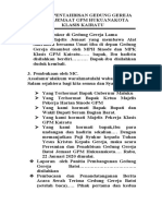 Acara Pentahbisan Gedung Gereja Botoi Jemaat GPM Hukuanakota Klasis Kairatu