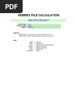 Kemrex Pile Calculation: Hmc-Pp4 Project