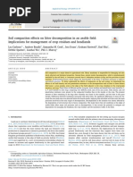 Applied Soil Ecology: A B C C D e e A A