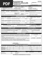 Application For Provident Benefits (Apb) Claim