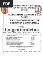 Monografia Gentamicina