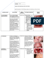 Common Viral Infections in The Oral Cavity: 1. Acute Herpetic Gingivostomatitis DNA Virus