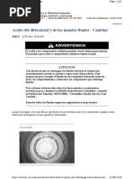 R1300G. Aceite Del Diferencial y de Los Mandos Finales - Cambiar