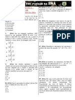 192930293MATEMÁTICA - Questões de Provas Anteriores Da Esa