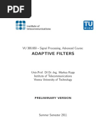 Adaptive Filters