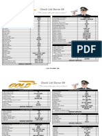 Checklist Be58 - Gold Virtual Airlines