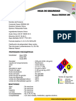 Hoja de Seguridad Nuevo Desfan100