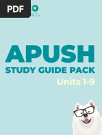 APUSH Study Guide Pack Periods 1 9