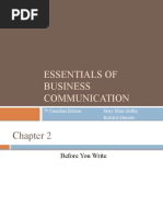 Essentials of Business Communication: 7 Canadian Edition Mary Ellen Guffey Richard Almonte