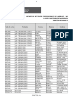 Listado de Profesionales Por Sorteo