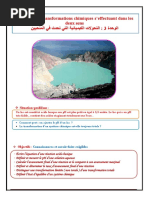 Chapitre 3: Transformations Chimiques S'effectuant Dans Les