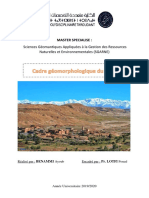 Cadre Géomorphologique Du Maroc Benammi