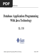 SL330 - Database Application Programming With Java - Oh - 1099