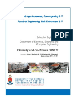 Electricity and Electronics EBN111 Electricity and Electronics EBN111 Electricity and Electronics EBN111 Electricity and Electronics EBN111