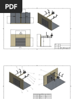 View1 SCALE 1: 20 Puerta Automatica D: Drawn Checked QA MFG Approved DWG No Title