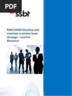 BSBCUE604 Learner Guide