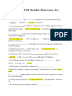 MCQ For BMCT-VII (Final Exam Dec2020)