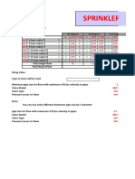 Automatic Irrigation Calculation Sheet