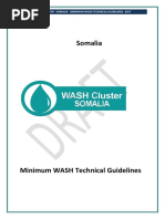 Somalia: Wash Cluster - Somalia Minimum Wash Technical Guidelines - 2017