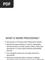 Word Processing