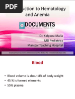 Hematology Introduction