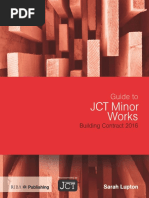 Guide To JCT Minor Works Building Contract 2016