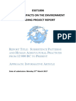 Subsistence Pattern-Reading Project