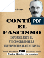 Jorge Dimitrov Contra El Fascismo