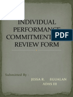 Individual Performance Commitment and Review Form