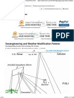 Weather Modification Patents