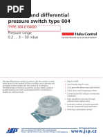 Huba Control 604 - Pressure - Switch