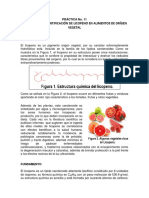 Practica No. 7-Extracción y Cuantificación de Licopeno