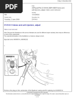 21414-3 Valves and Unit Injectors, Adjust