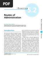 Chapter 5.2 - Routes of Administration