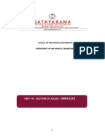 SMEA1101: Unit - Iii - Section of Solids