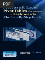 Excel 2019 Pivot Tables & Introduction To Dashboards The Step-By-Step Guide