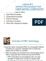 Lecture # 5 Shaping Processes For Polymer Matrix Composites