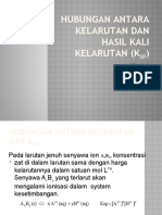 Materi Hubungan Antara Kelarutan Dan Hasil Kali Kelarutan (