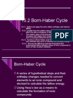 15.2 Born-Haber Cycle: 15.2.2 Explain How The Relative Sizes and The Charges of Ions