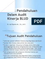 Audit Pendahuluan Dalam Audit Kinerja BLUD