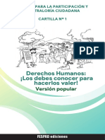 Cartilla 1. Derechos Humanos