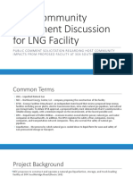 LNG Host Community Agreement Discussions For LNG Facility