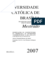 Significações de Construtivismo Na Perspectiva de Professores