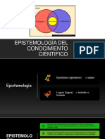 Epistemología Del Conocimiento Cientifico